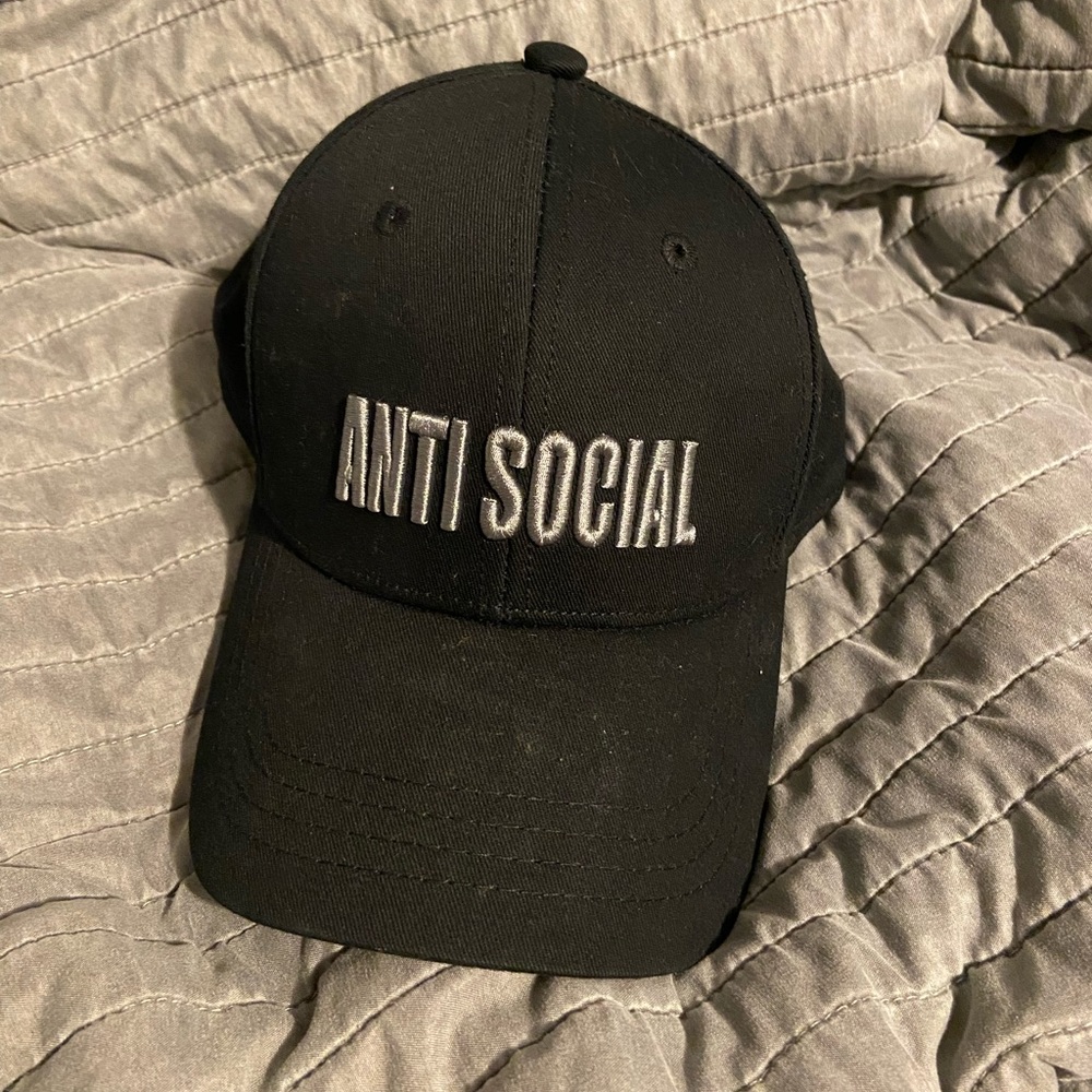 “ANTISOCIAL” Baseball Cap